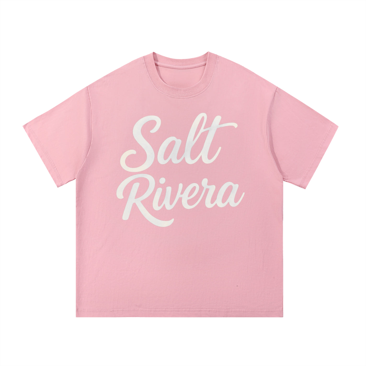 Blush Watercolor Oversized Tee – 100% Cotton