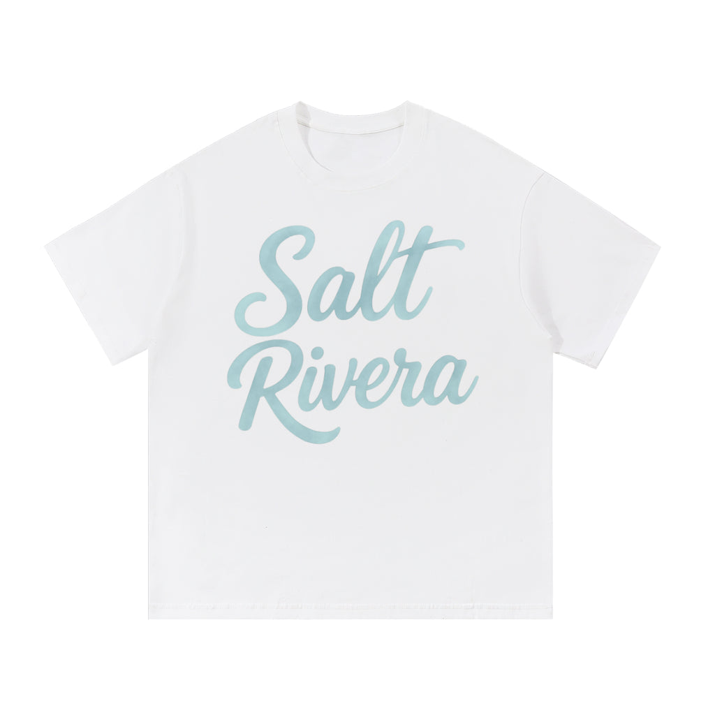 Salt Watercolor Oversized Tee – 100% Cotton